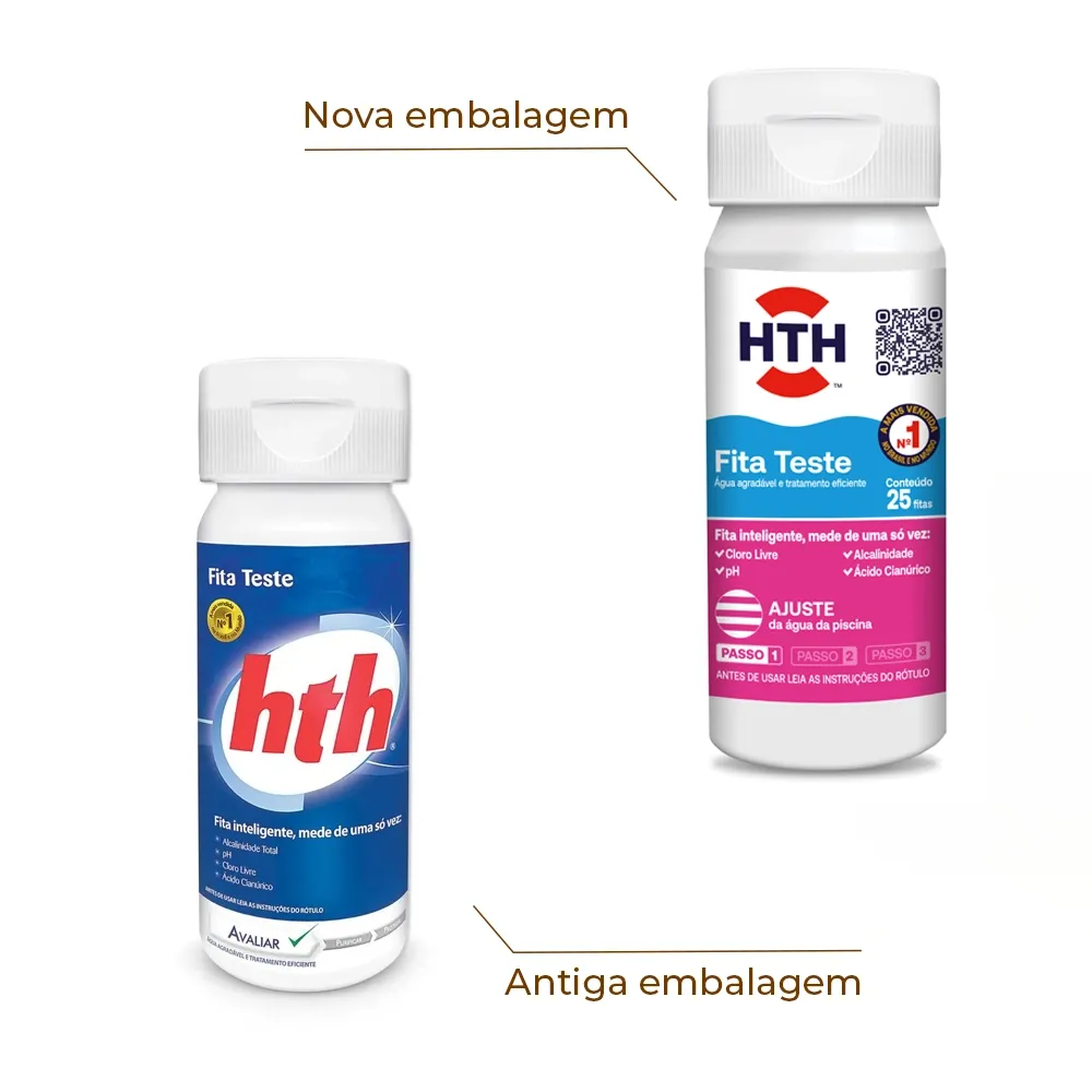 Fitas de Teste HTH para Água de Piscina